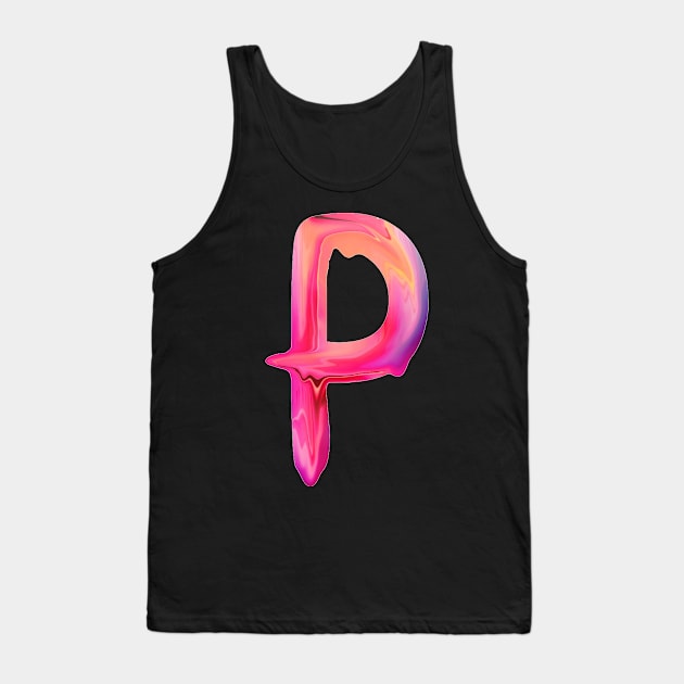 P Tank Top by TeeTrendz